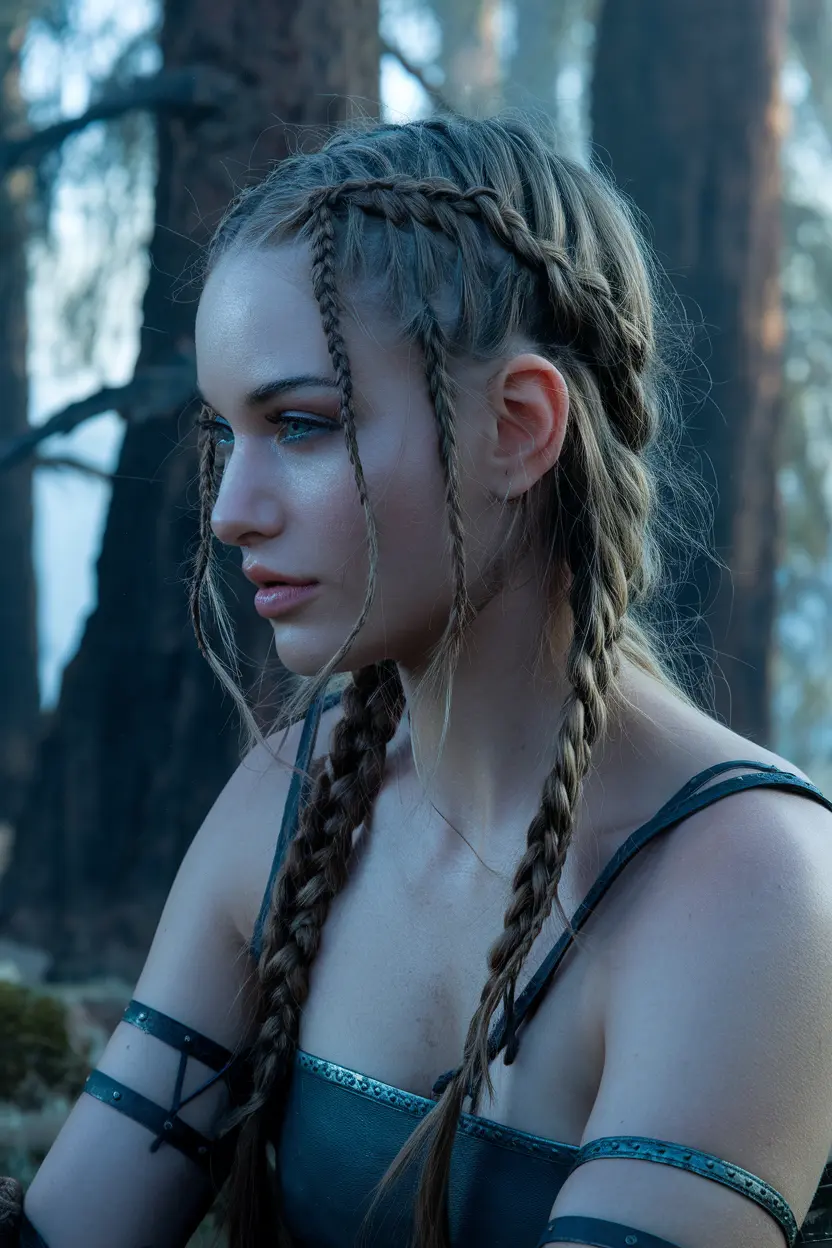 3. Viking Braids