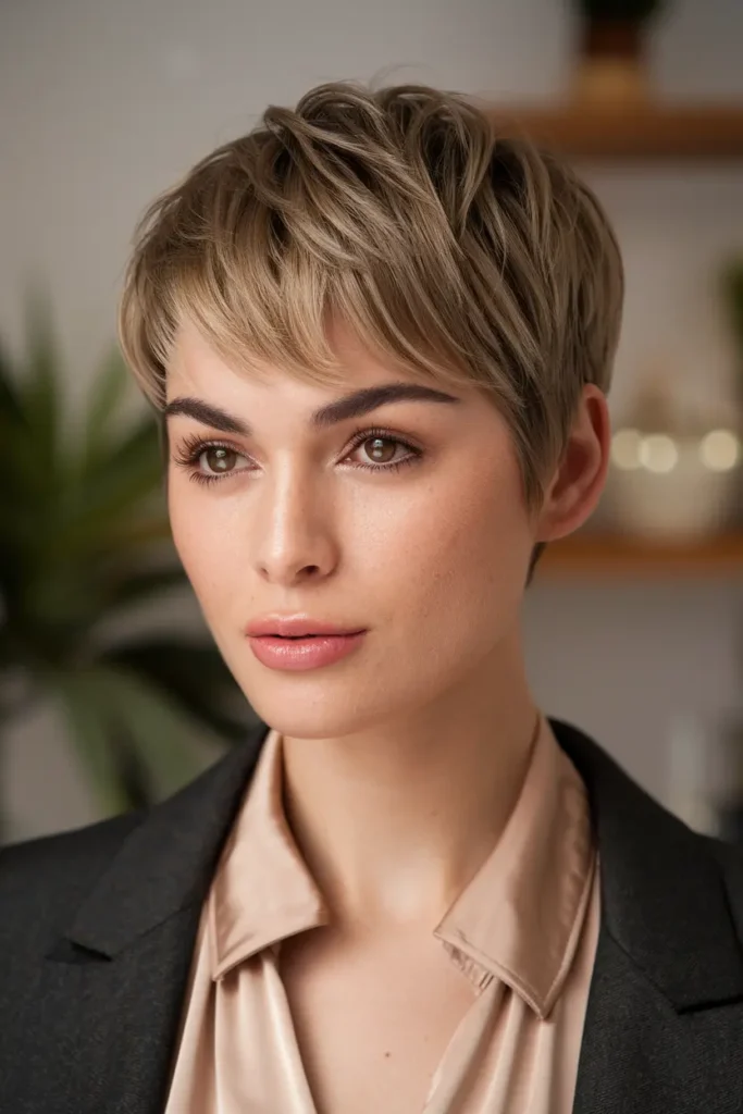 18. Textured Pixie for Thick Hair 1