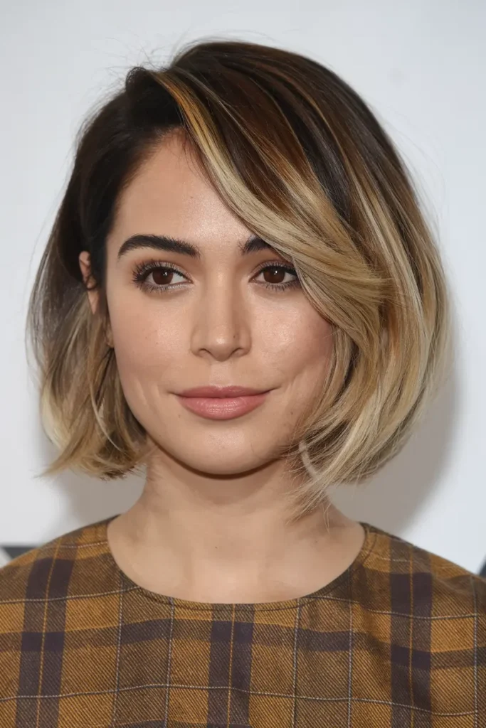 27. Stacked Bob with Subtle Balayage 1