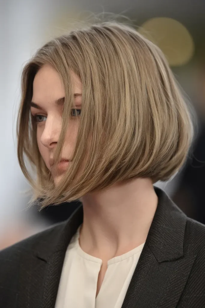 30. Blunt Bob with Textured Layers 1