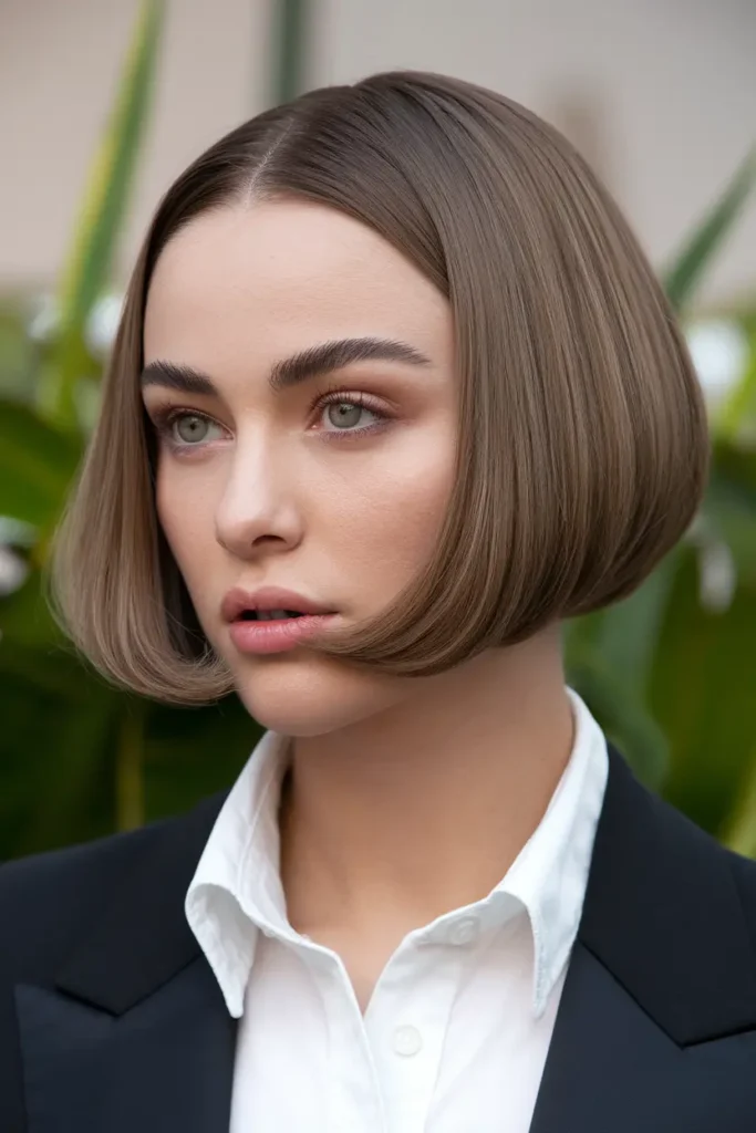 8. Inverted Bob for Thick Hair 1