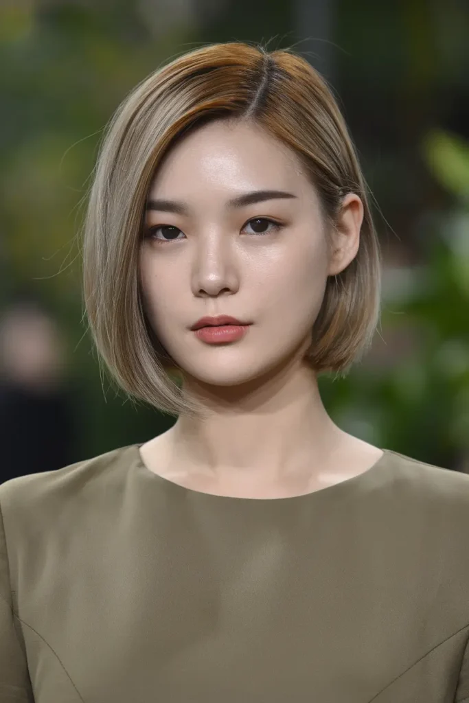 46 Best Korean Short Haircuts to try in 2025 21 11. Stacked Bob