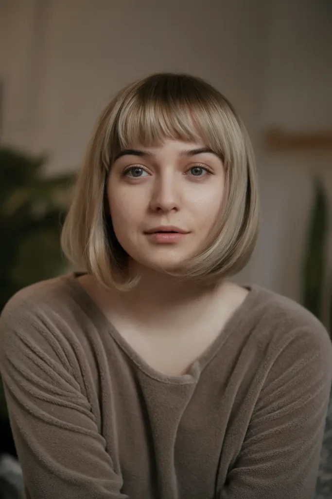 medium length shag haircuts 12. Short Straight Hair Curtain Bangs