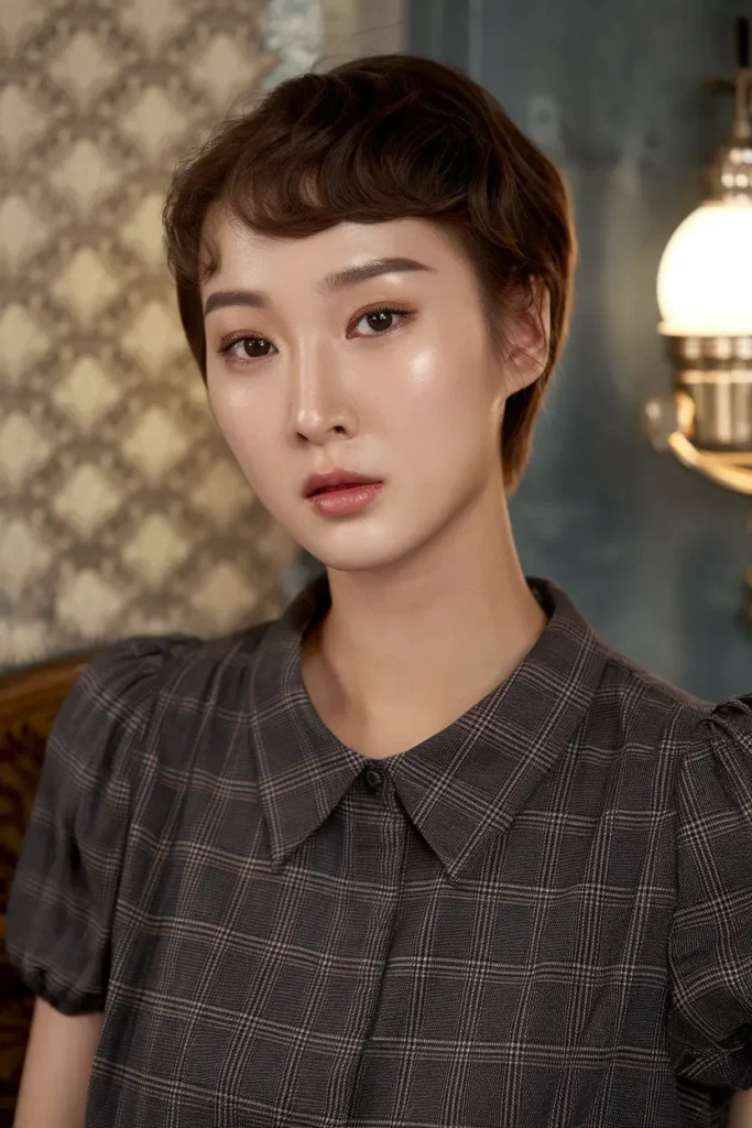 46 Best Korean Short Haircuts to try in 2025 37 19. 1920s Inspired Cropped Cut