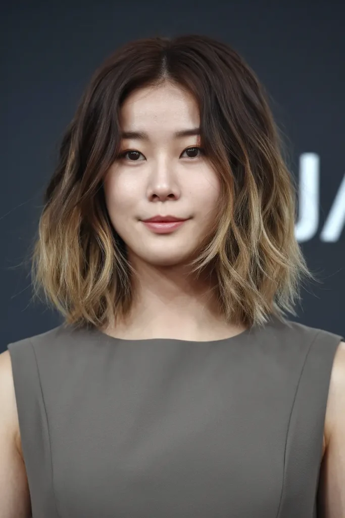 46 Best Korean Short Haircuts to try in 2025 41 21. Collarbone Length Hair