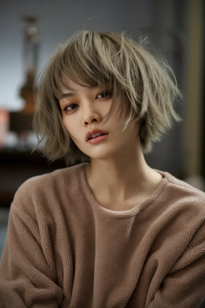 Short Hair With Curtain Bangs? Try These 42 Looks! 39 29. Messy Curtain Bangs with Tousled Bob