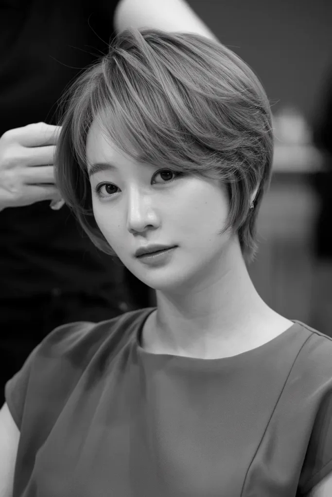46 Best Korean Short Haircuts to try in 2025 65 33. Layered Bob