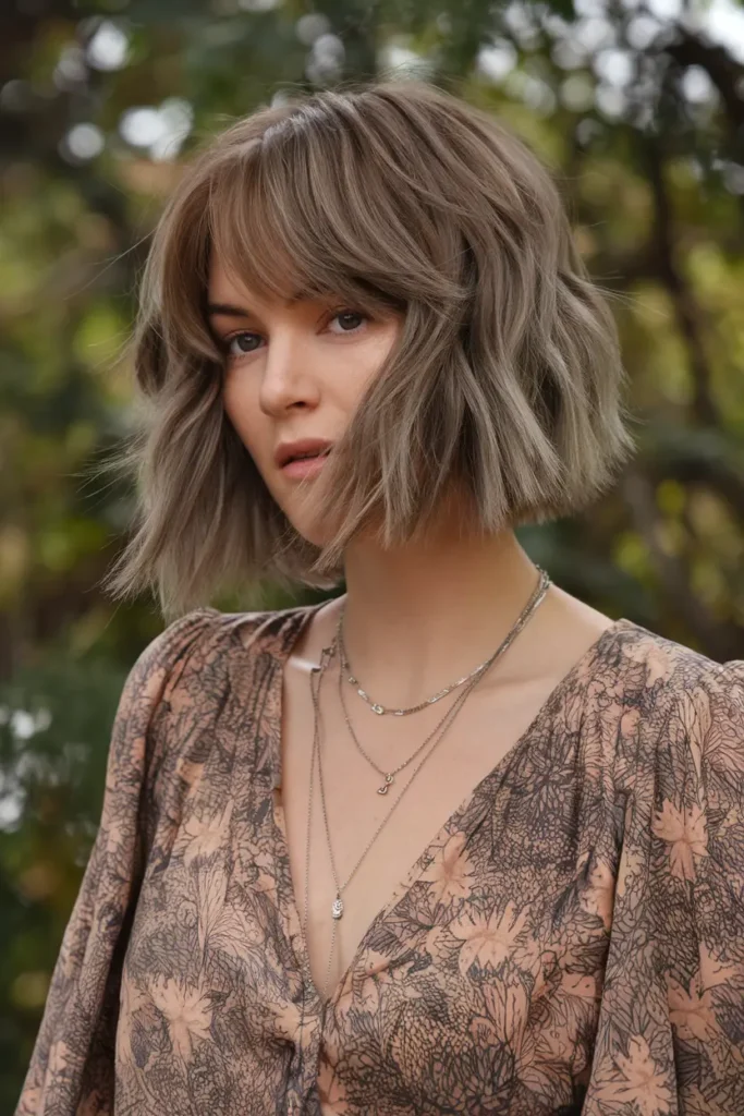 Short Hair With Curtain Bangs? Try These 42 Looks! 55 37. Fluffy Curtain Bangs with Short Shag