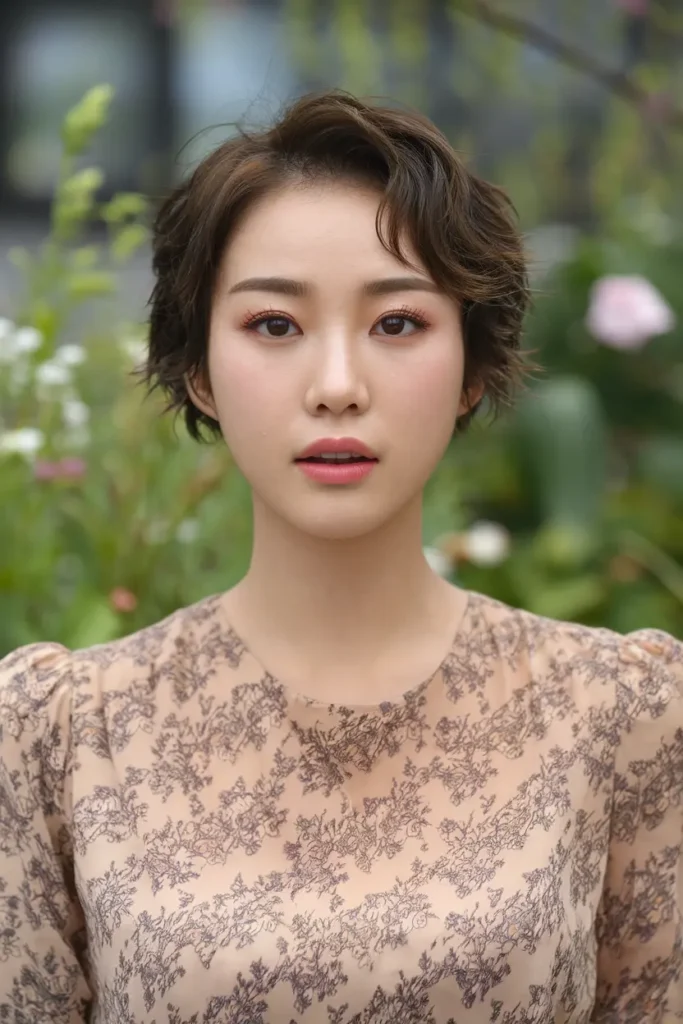 46 Best Korean Short Haircuts to try in 2025 73 37. Wavy Short Hair