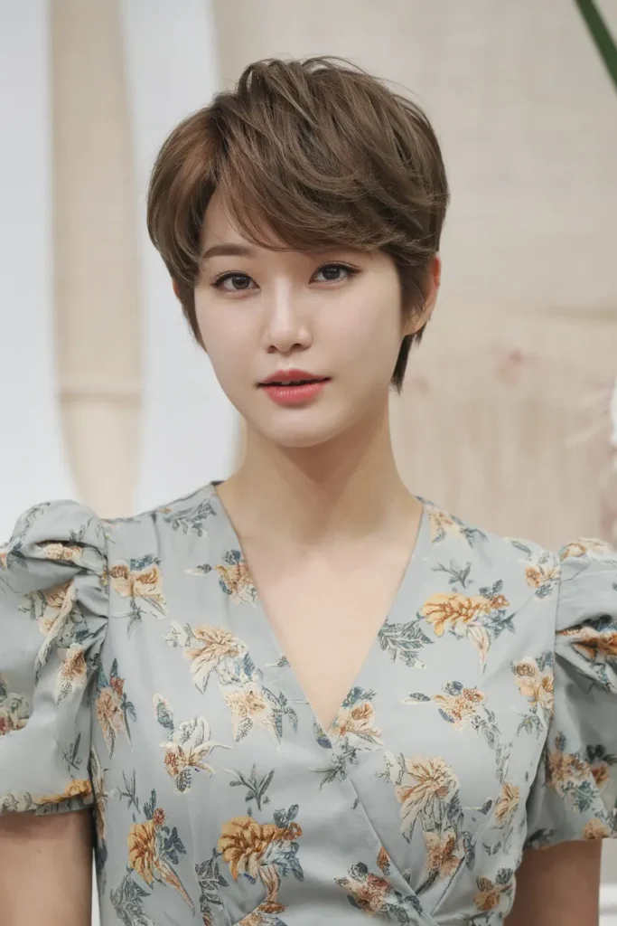 46 Best Korean Short Haircuts to try in 2025 75 38. Layered Pixie Cut