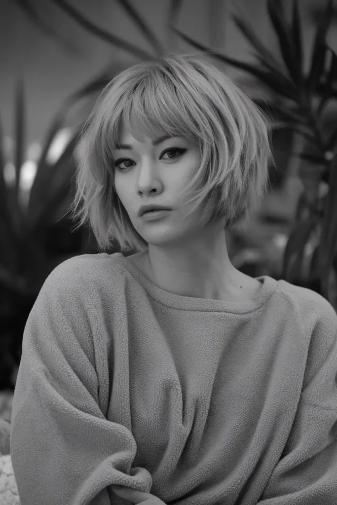 Short Hair With Curtain Bangs? Try These 42 Looks! 59 39. Layered Bob with Curtain Bangs