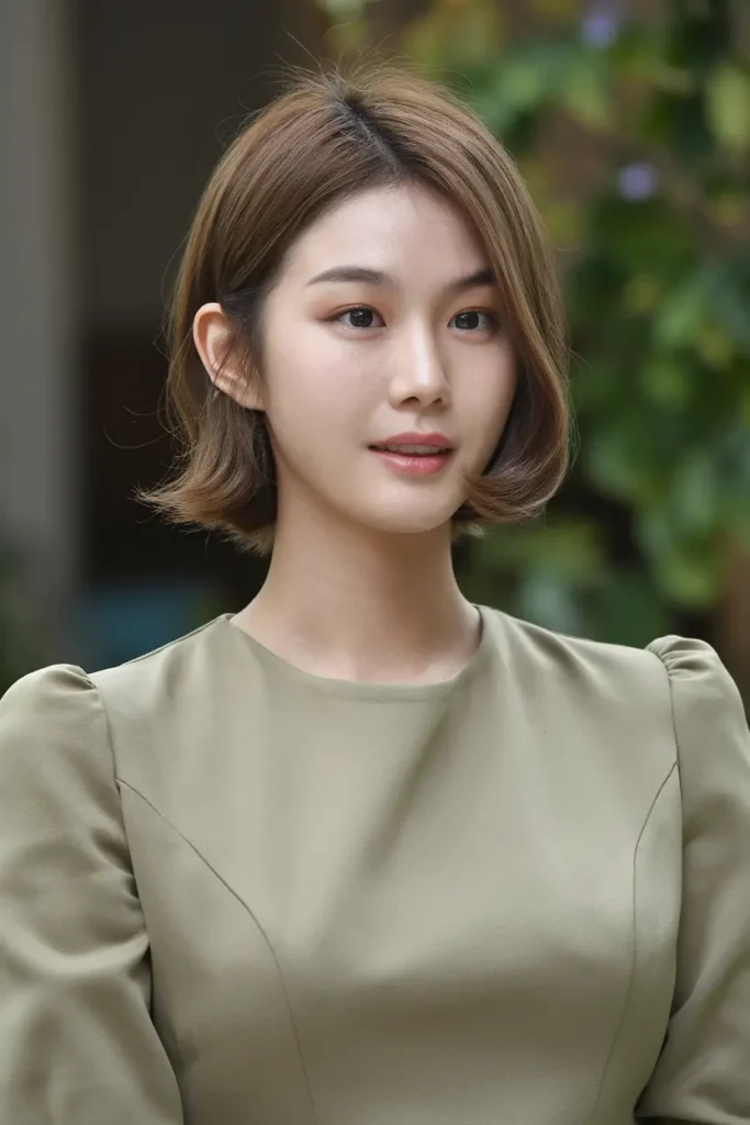 46 Best Korean Short Haircuts to try in 2025 15 8. Korean Female One Length