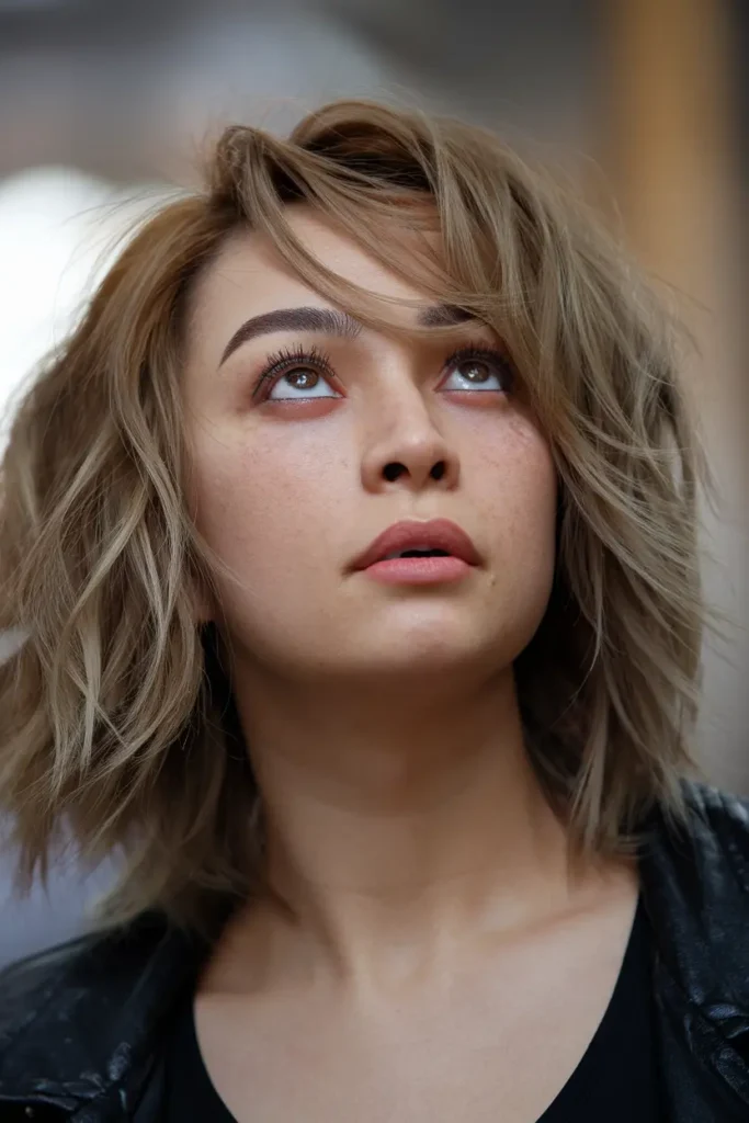 18. Textured Butterfly Layers for Natural Curls