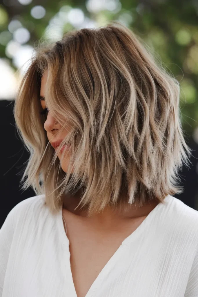 21. Layered Butterfly Cut with Tousled Layers