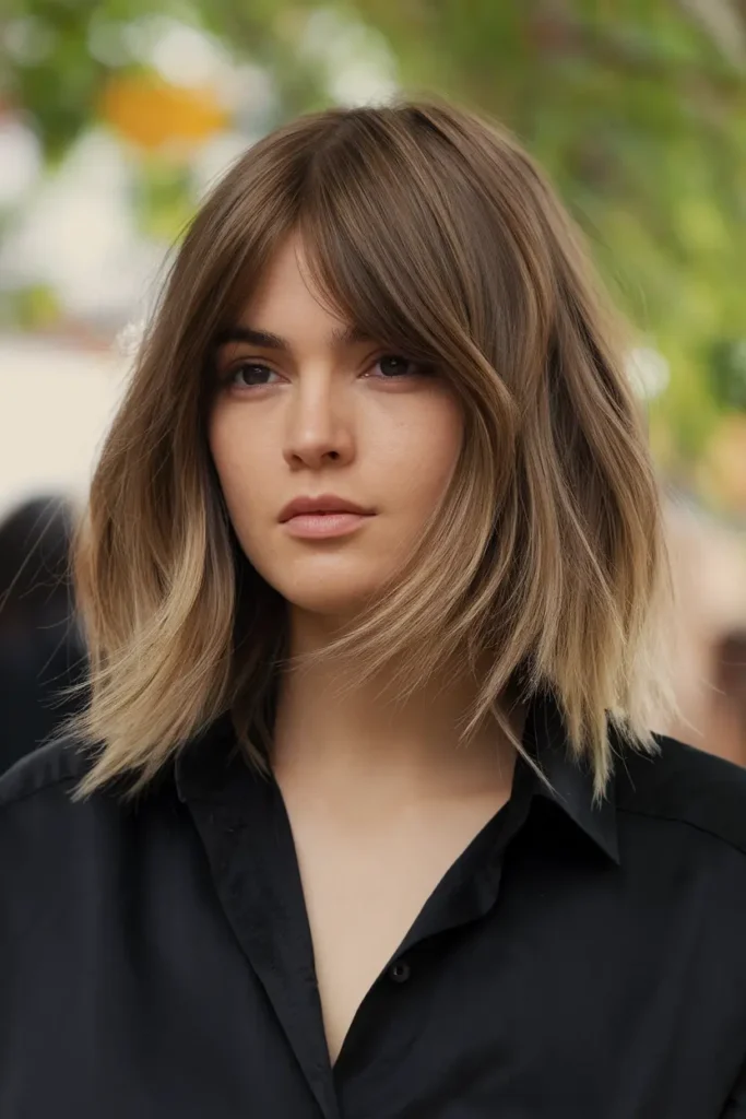 31. Medium Butterfly Cut with Feathered Ends