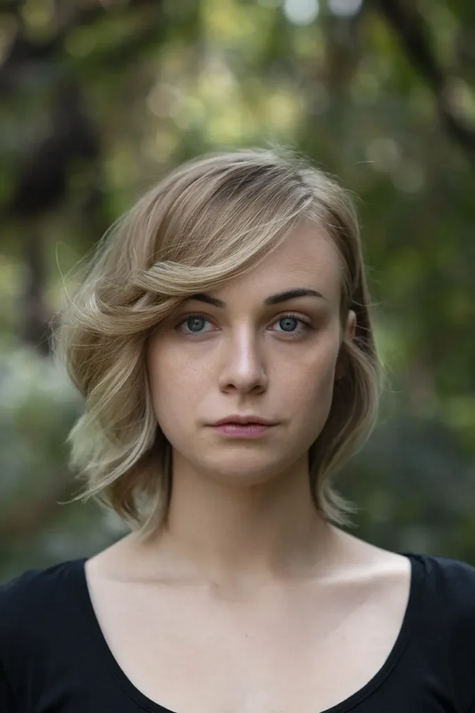 33. Effortlessly Tousled Butterfly Cut for Medium Hair