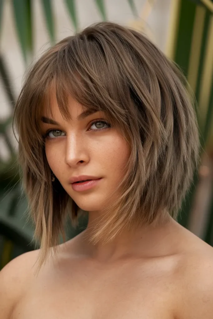 Butterfly Haircuts for Short Hair You’ll Obsess Over 81 41. Shaggy Butterfly Bob with Face Framing Layers