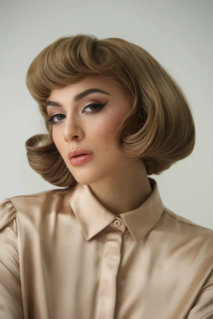 Butterfly Haircuts for Short Hair You’ll Obsess Over 89 45. Retro Butterfly Bob with Volume