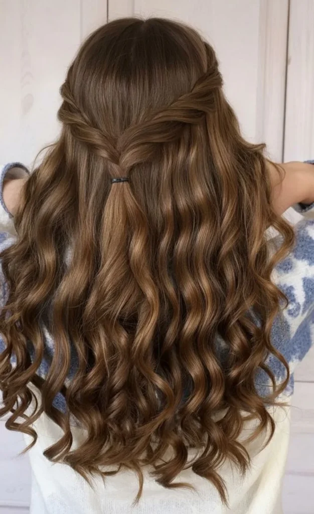 Soft Wave Half-Up Hairstyle