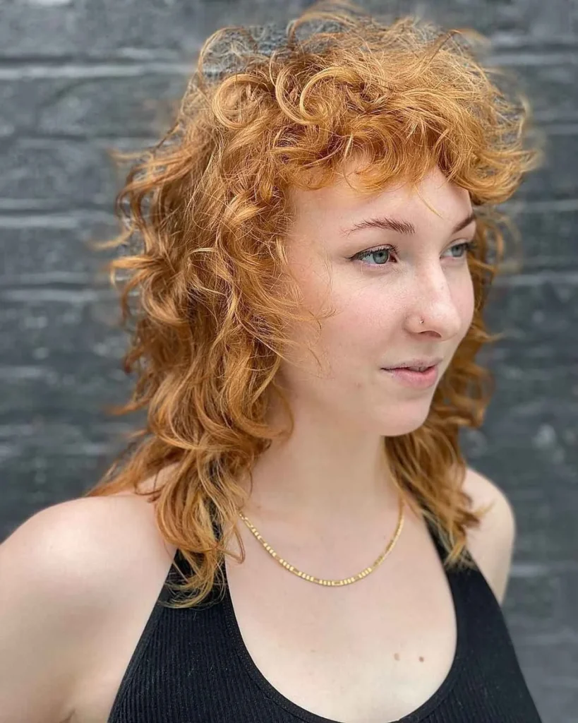 Classic Curly Wolf Cut