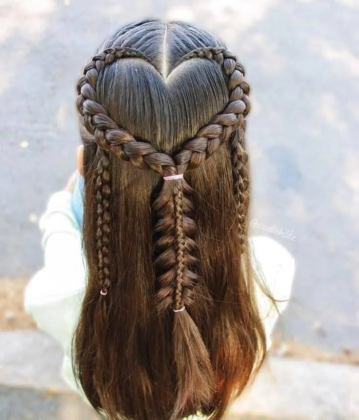 Heart-Shaped Braid Design
