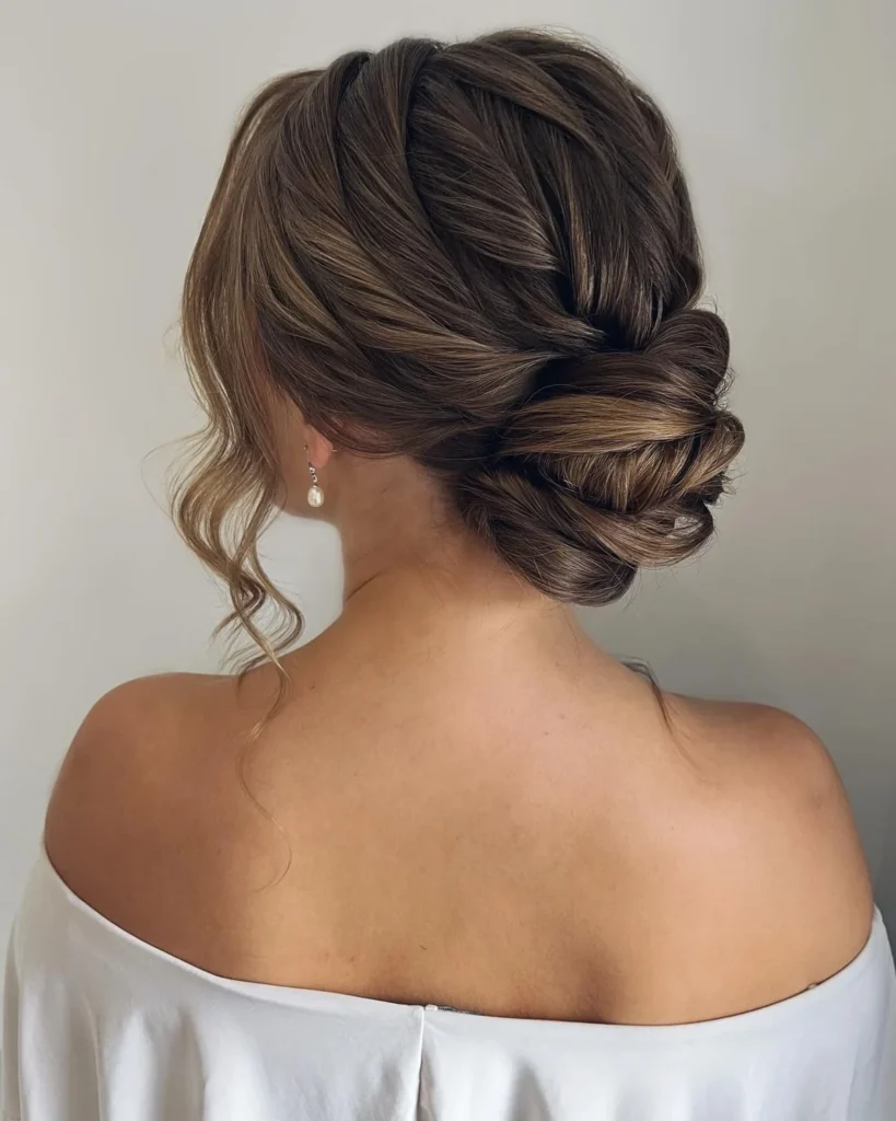 Textured Low Chignon