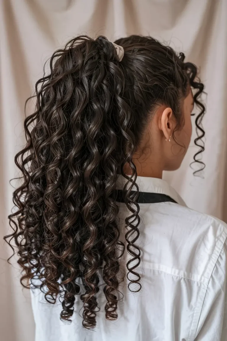 15 Baddie Curly Hairstyles for School to Try