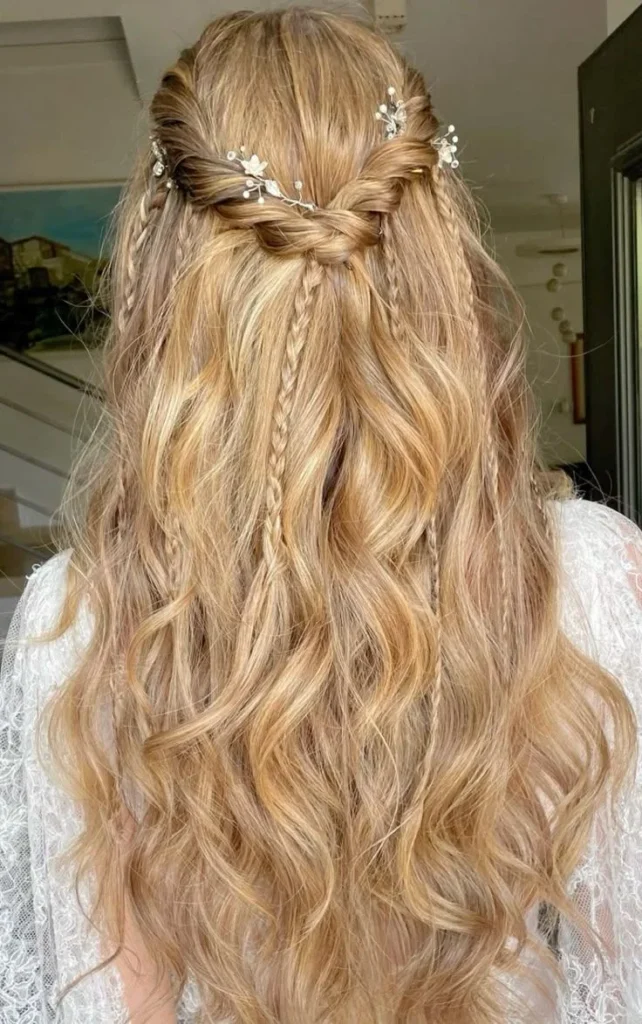 Boho Braided Half-Up
