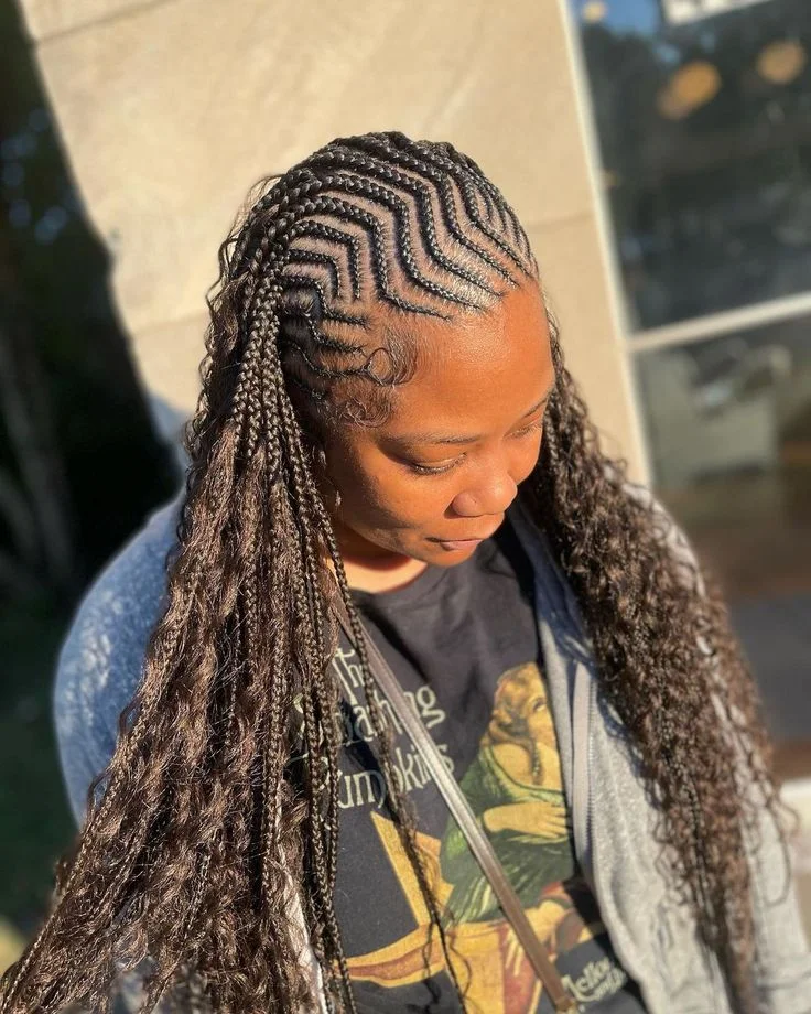 Zig-Zag Stitch Braids