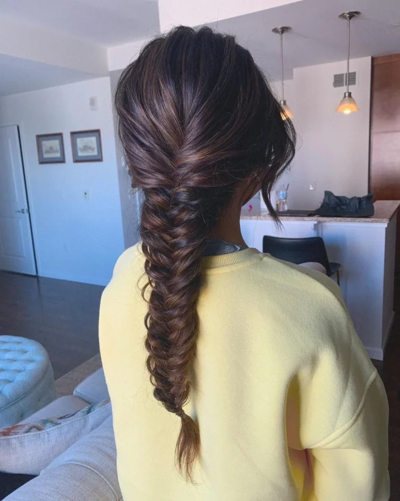 Fishtail Braid Long Hair