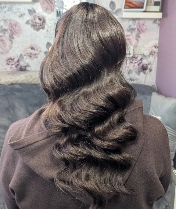 Vintage Half Up Half Down Hair