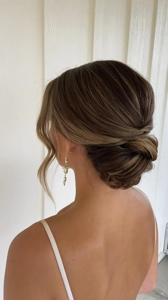 Twisted Low Bun Style
