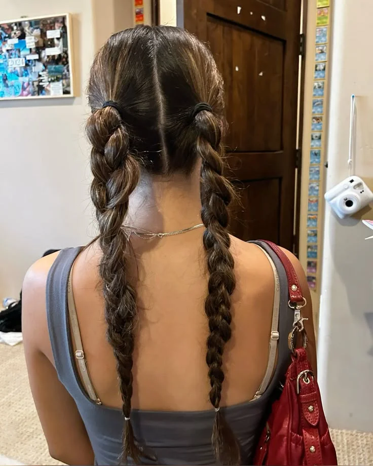 Low Pigtail Braids