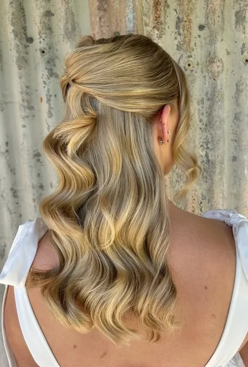 Natural Glow Wedding Hair