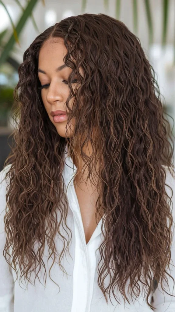Natural Texture Long Hair