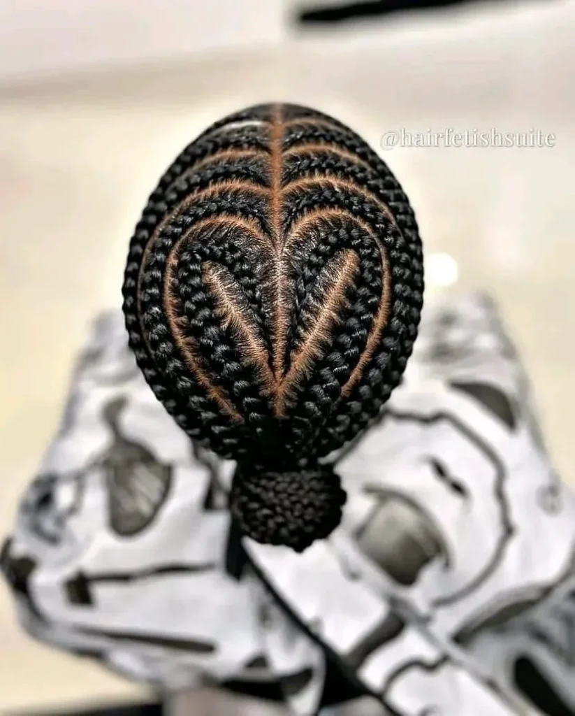 Heart-Shaped Braid Design