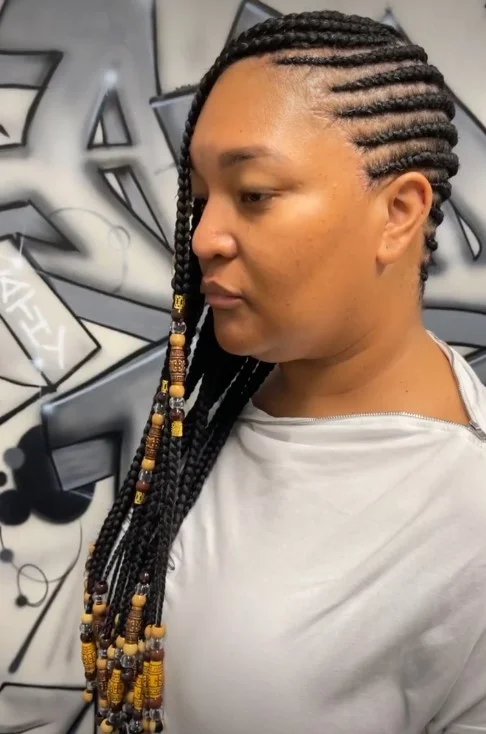 Lemonade Braids with Beads