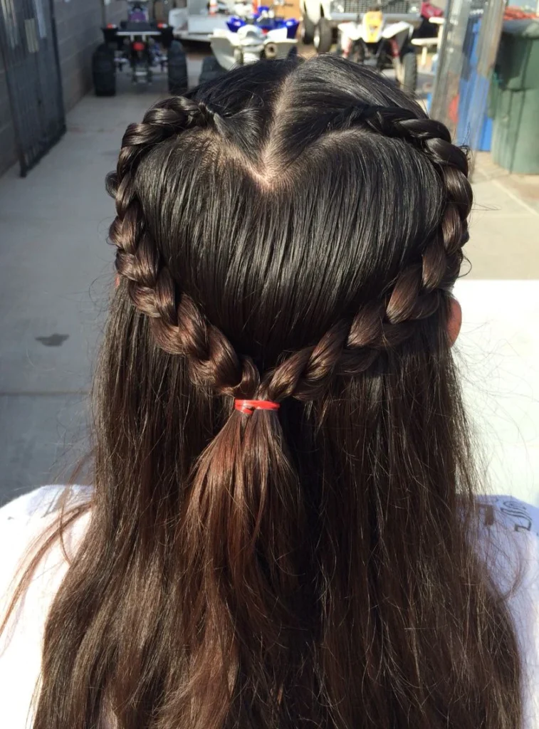 Heart-Shaped Braid Design