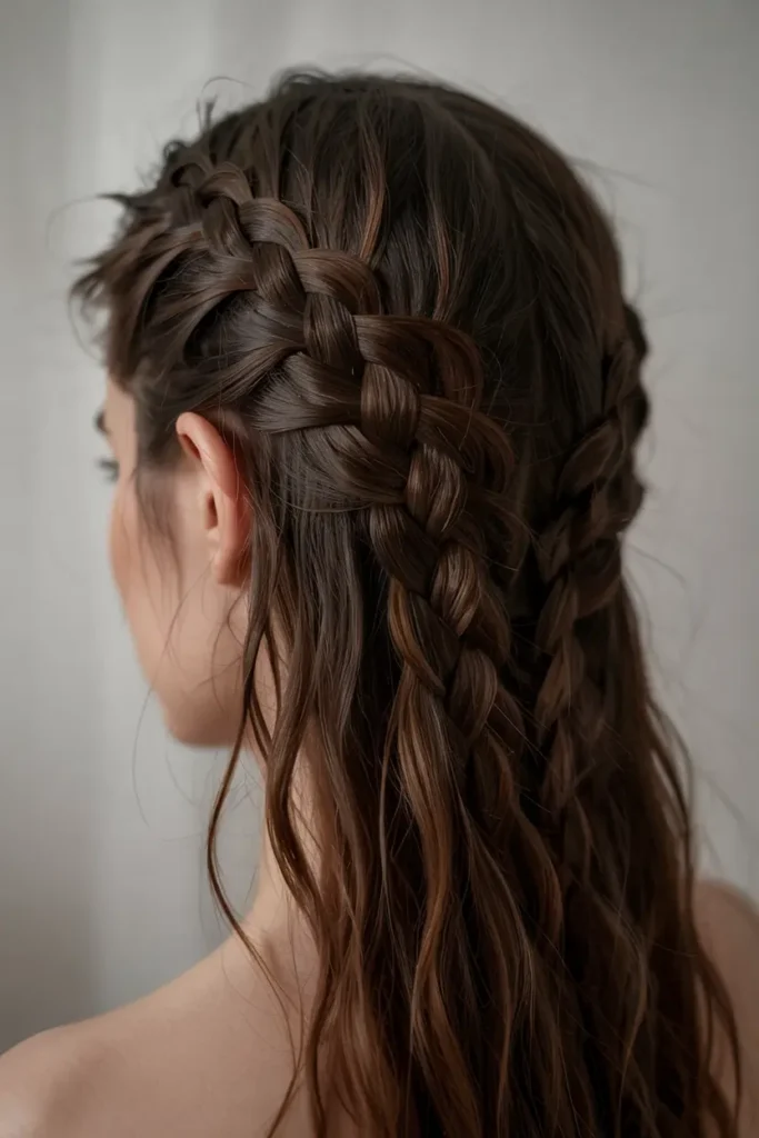 13. Two Half Up Pigtails