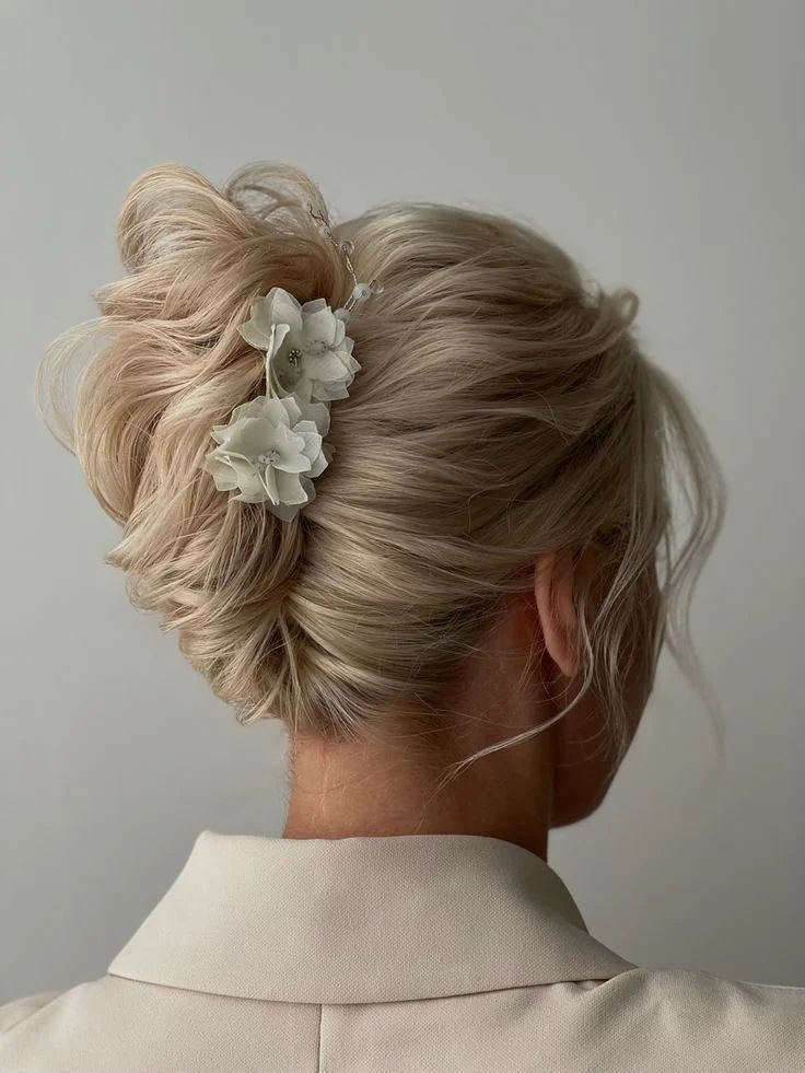 Sculpted Updo with Pins