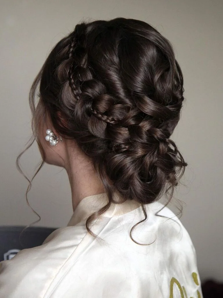 Statement Braid Updo