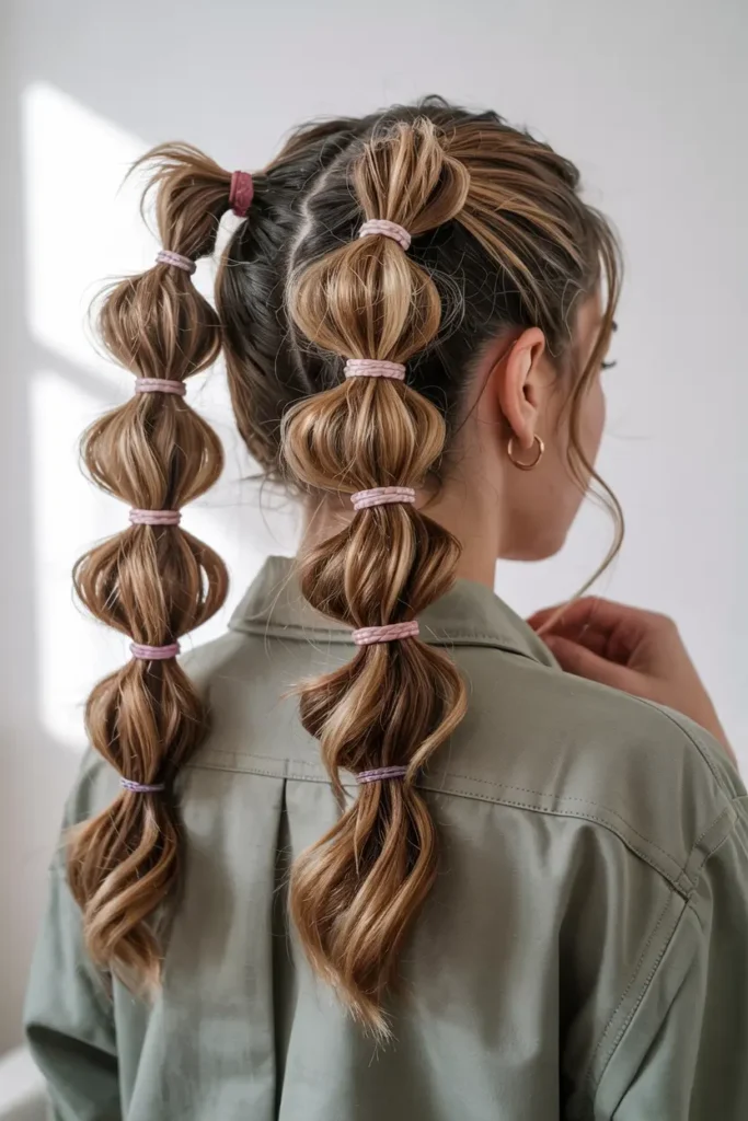 18. Two Pigtails with Extensions