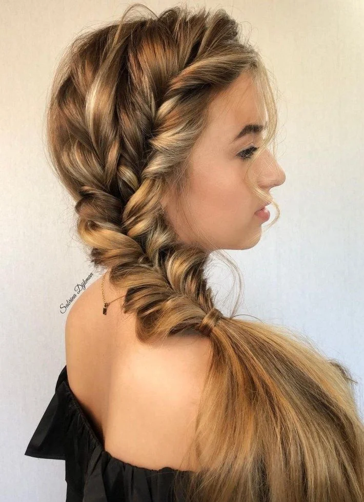 Side Fishtail Braid