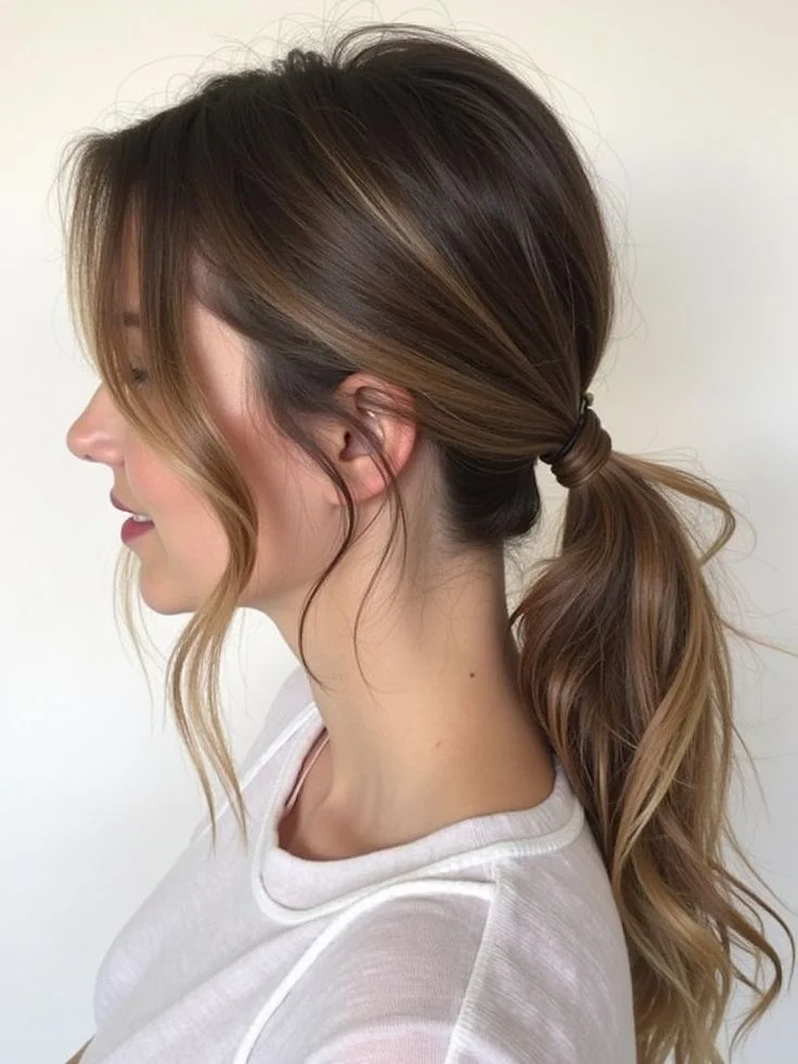 Simple Low Ponytail