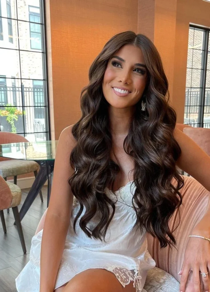 Voluminous Curls Glam Bridal Hair