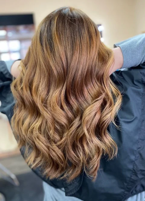 Honey Balayage Level 6