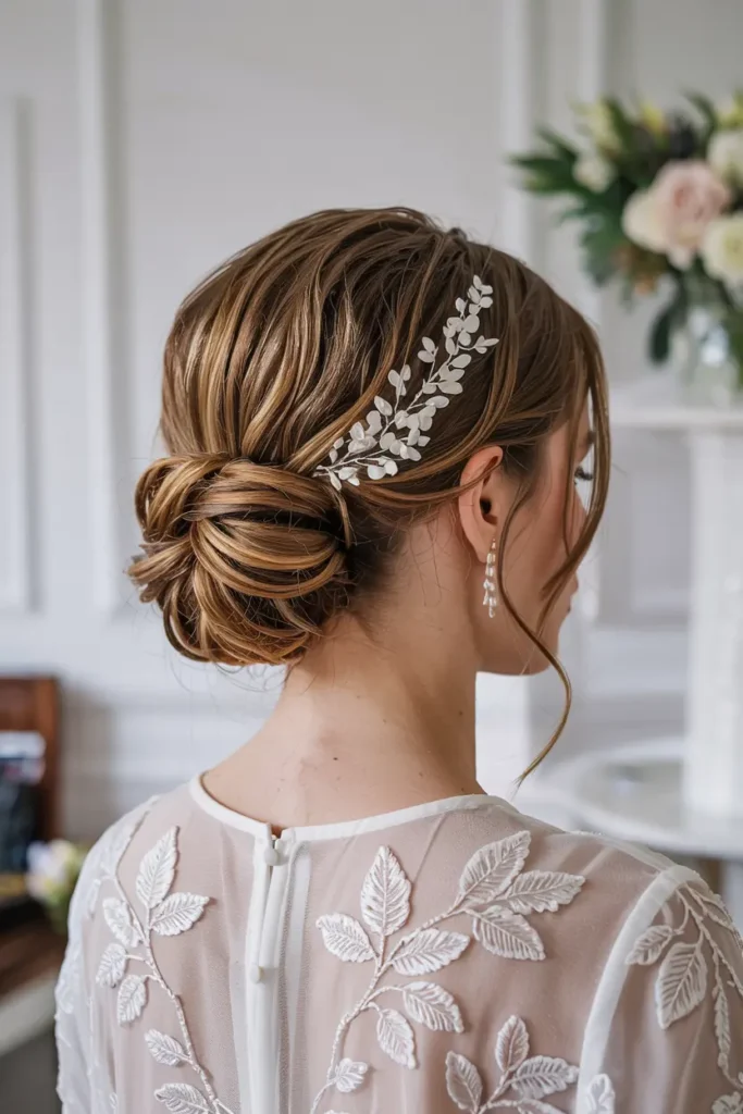2. Classic Updo Bridal Hair