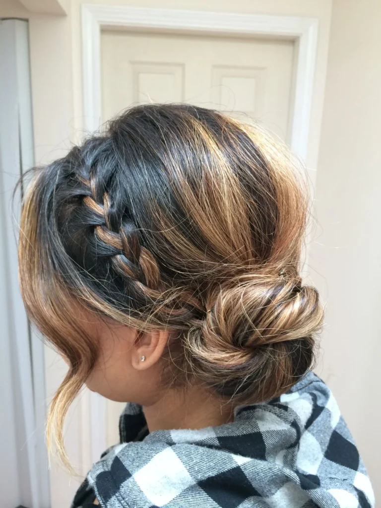 Side Braided Bun