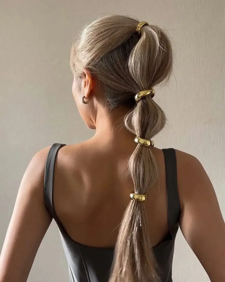 Bubble Braid Ponytail
