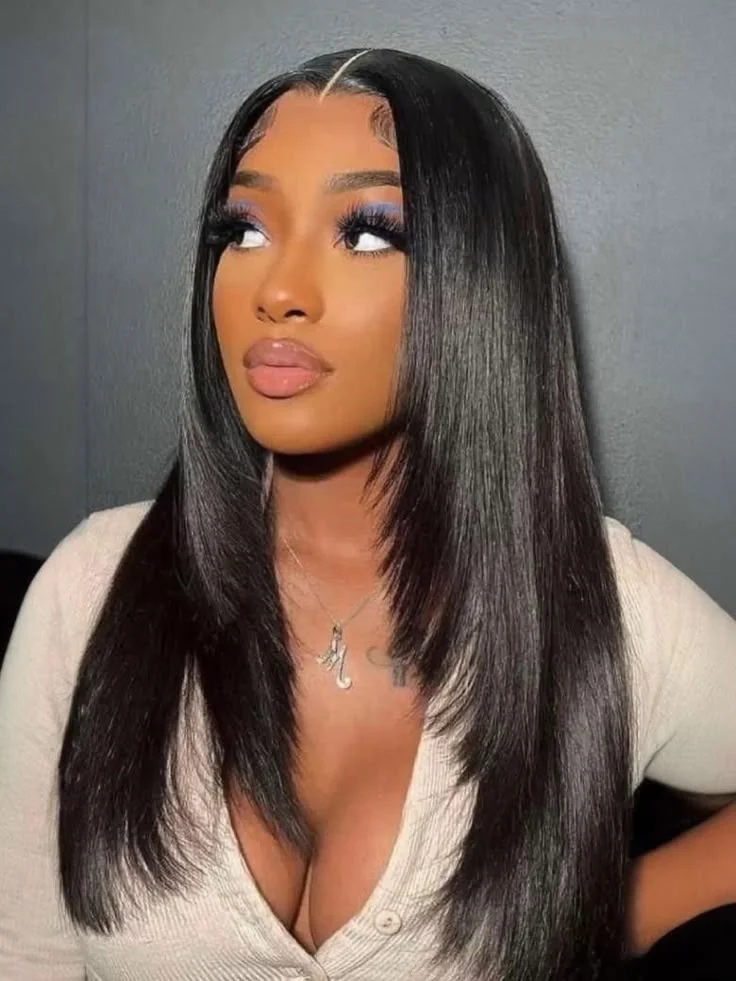 Middle-Part Straight Layers